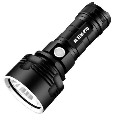 P70 rechargeable flashlight super bright long-range LED outd