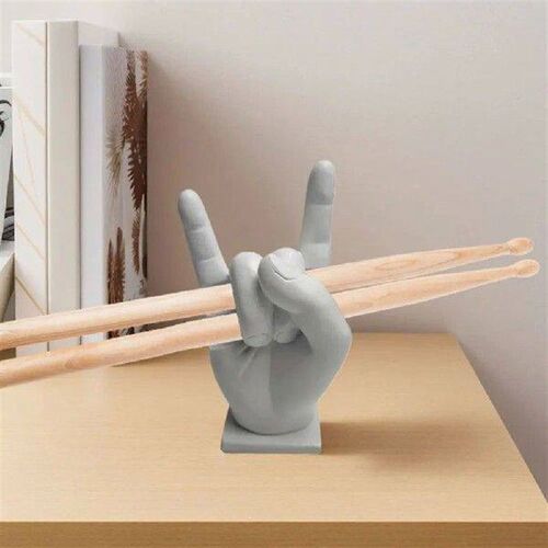 Creative Rock Hand Drum Stick Holder Resin Drumstick Holder