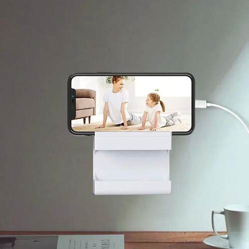 Remote Control Holder Adhesive Punch-free Socket Holder With