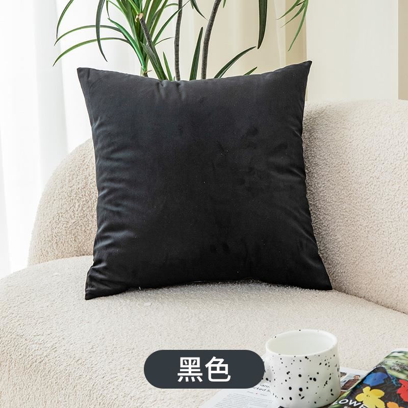 Throw pillow sofa back cushion cover velvet Pillow case图片