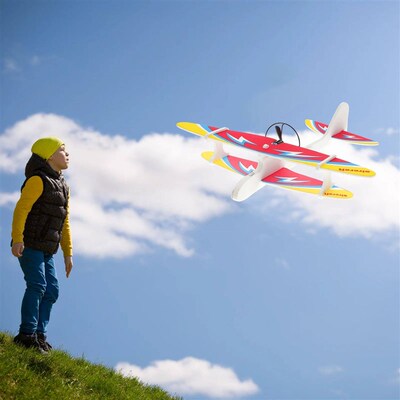 Electric Capacitor Glider Foam Plane Toy Simulation Airplane