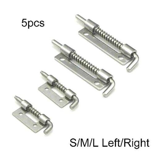 5pcs Spring Loaded Latches Security Bolt Latch Tone Door