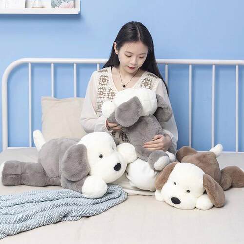 Soft Cute Dog Plushie Stuffed Cartoon Animals Big Ear Puppy