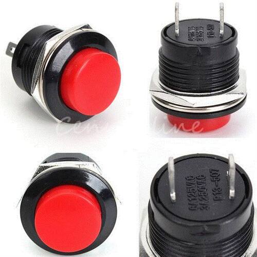 hot sale 5pcs/lot new push button switch 3a 250v off-(on) 1