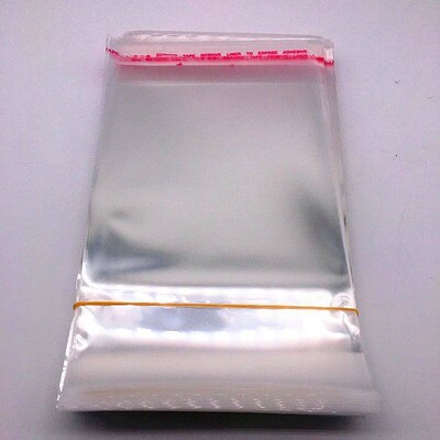 100pcs 5x7,6x9,7x11,8x13,9x16,10x18cm Resealable Poly Bag Tr
