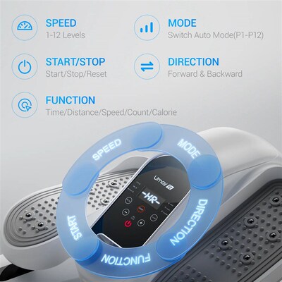 Quiet Portable Under Desk Elliptical for Seniors, Electric S