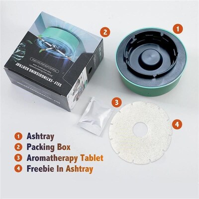 Smart  Ashtray Air Purifier,Remove Secondhand Smoke and Toba
