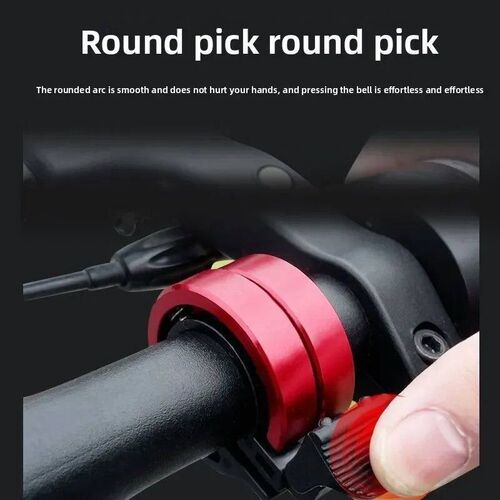 1pc Invisible Handlebar Mounted Bicycle Bell Horn Compact Sa