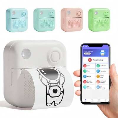 Dolewa D3 Portable Printer Thermal Paper ers Paper Printers