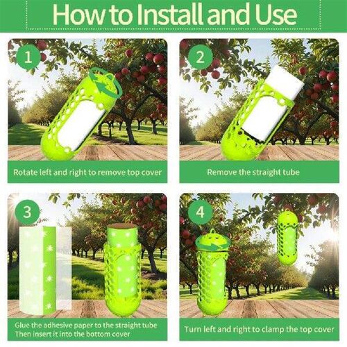 2pcs Outdoor Hanging Bee Traps Catcher Safe Non-Toxic