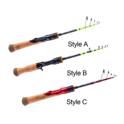 Telescopic Fishing Rod Smooth Rings Fishing Tool for Sea Fis