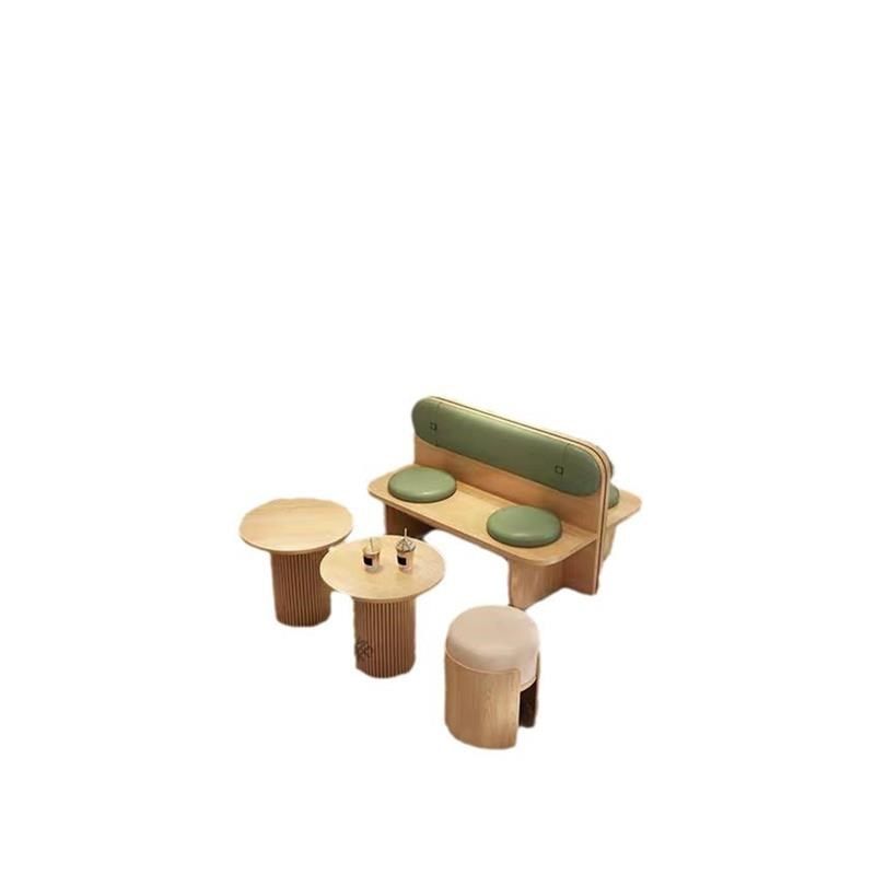 奶油风奶茶店咖啡厅卡座沙发甜品店蛋糕店茶餐厅休闲洽谈桌椅,商业/办公家具,沙发,淘宝优惠券,粉丝福利购,淘宝优惠卷