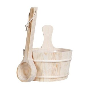 and Bucket Ladle Bath Supplies Accessories Sauna