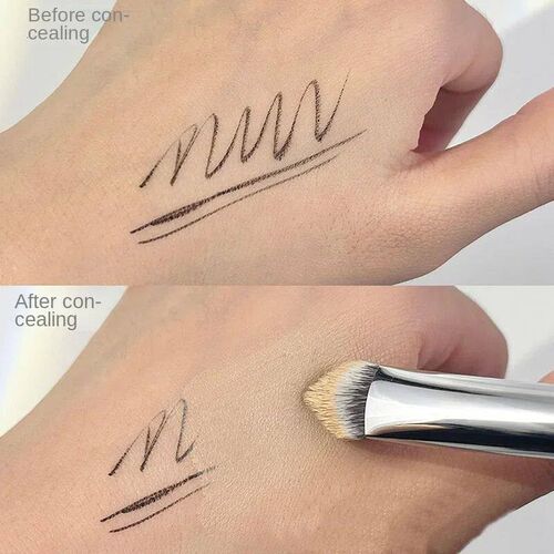 Professional Triangle Cone Makeup Brushes Cover Dark