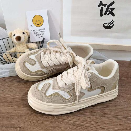 New Style White Shoes Womens Shoes Ins tendy All-match Autu