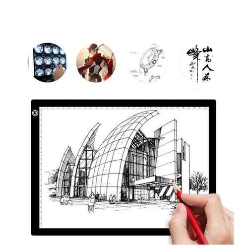 A4 LED Graphics Drawing Board Light Box Tracing Table Pad