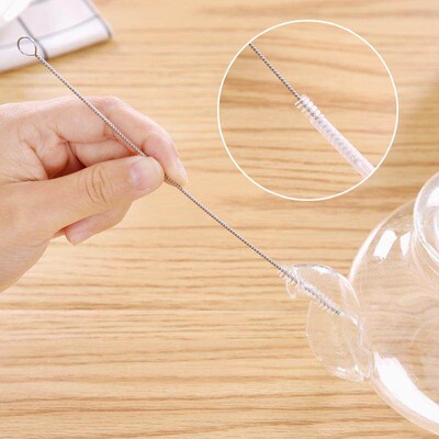 Manufacturer wholesale stainless steel straw cleaning brushe