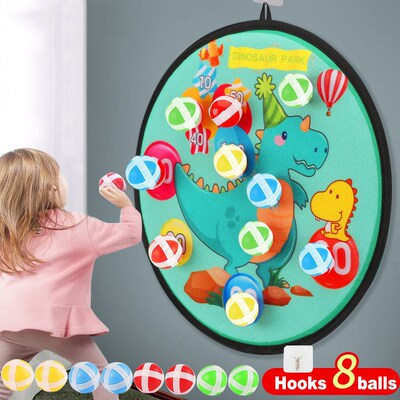 Soft Sticky Ball Dartboard Set Children Target Toys for Kids