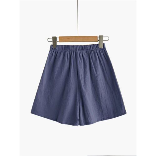ITOOLIN Casual Linen Shorts Women Gym Workout Shorts Short P
