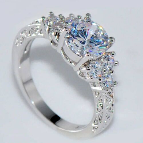 New Fashion rend Simple Womens Rings Zircon Rings Popular T
