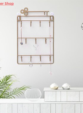 Modern Style Iron Wall Mounted 11 Hangers Hooks Key Holder C