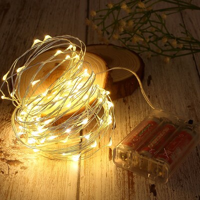 1M 2M 3M 5M 10M Copper Wire LED String Lights Christmas