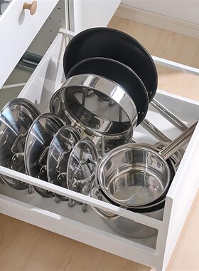 Pot Lid Organizer Rack Holder Dish Plate Pans Drying Rack