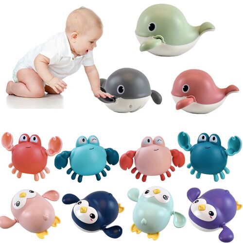 Baby Bath Toys Animal Cute Cartoon Tortoise Crab Classic Bab