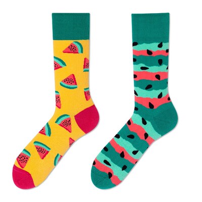 Funny AB Socks For Men Crazy Color Christmas socks