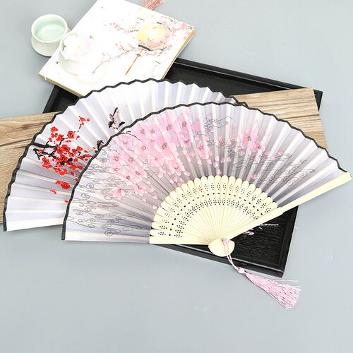 Chinese Style Fan Pattern Folding Dance Wedding Party Lace S