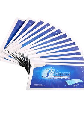 3D WHITE Teeth Whitening Stripes tooth Bleaching Tool 牙齿贴