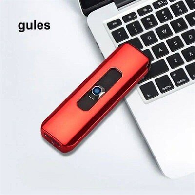 USB Push-up Button Lighter Double-sided Point USB