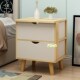 table bedside mini bedroom storage European wooden style