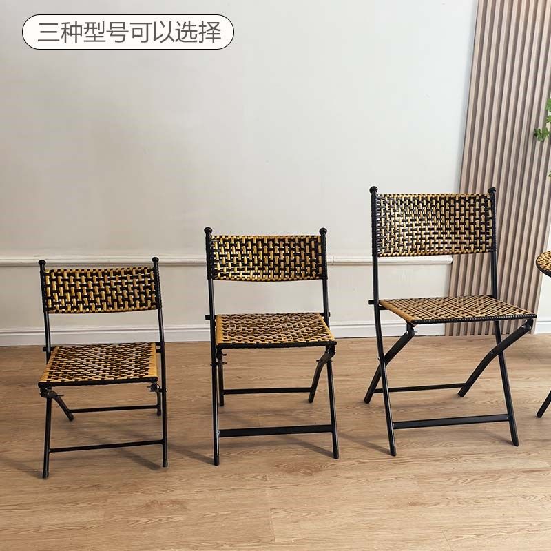 家用客厅带靠背藤编小椅子折叠凳阳台庭院休闲折叠椅钓鱼,住宅家具,折叠椅/躺椅,淘宝优惠券,粉丝福利购,淘宝优惠卷