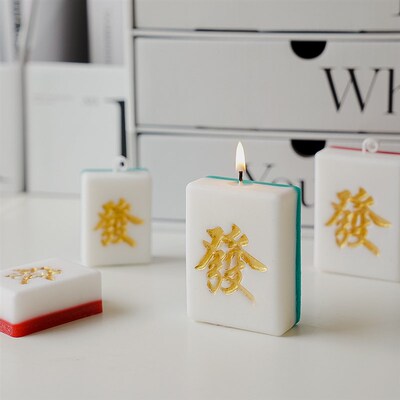Chinese Style Mahjong Incense Candles Smokeless Household