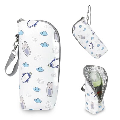 Baby Bottle Bag Portable Mother Feeding Bottle Warmer Baby F