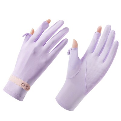 Sun Protection Gloves F136 for Women UV Protection Thin Brea
