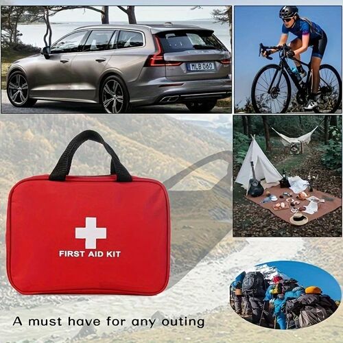 First Aid Kit, Multi-purpose Emergency Medical Portable Medi