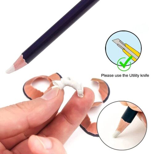 6PCS Artist Eraser Pencils Sketch Pencil Eraser Drawing Pen-