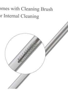 20cm Glass Smoothie Straw, Reusable Clear Drinking Straws fo