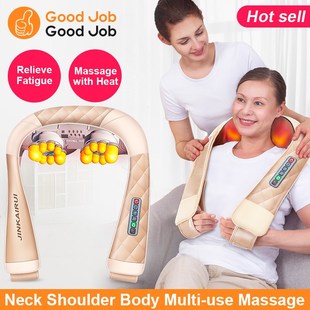 chargeable Shiatsu Body Shoulder Neck Back Massager pillow