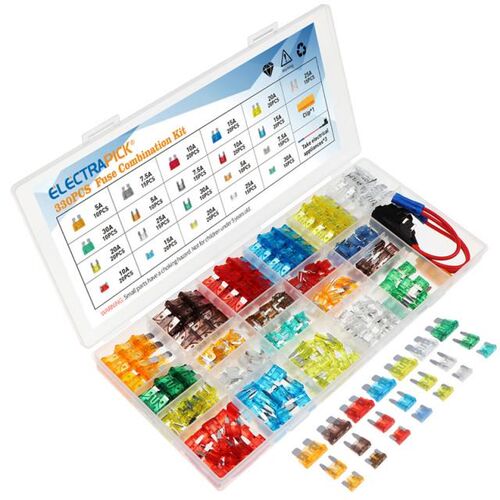 330pcs Mini Blade Fuse Mixed Mini Car Blade Fuse Set 5A 7.5A