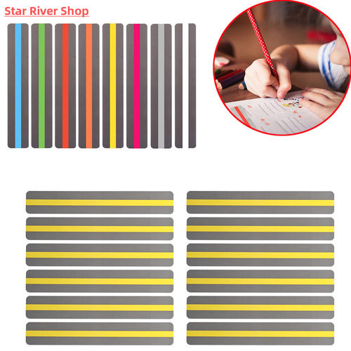 6/8/10 Pcs Transparent Reading Guide Strip School Supplies H
