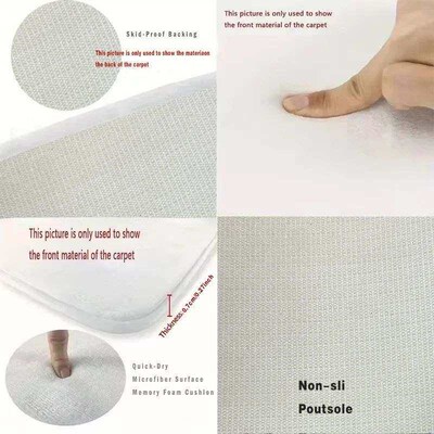 VIKAMA Computer Chair Mat, Bedroom Dressing Table Chair Foot