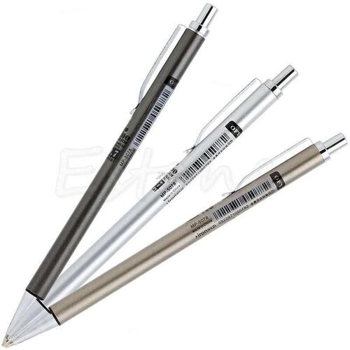 0.5/0.7mm Metal Mechanical Automatic Pencil For  School Writ