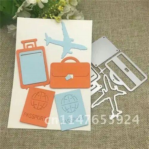 Metal Cutting Dies Stencils Travel Set For DIY Scraping