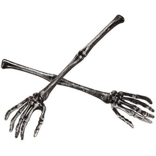 2 Pcs Dessert Spoons Skull Claw Salad Spork Halloween Props