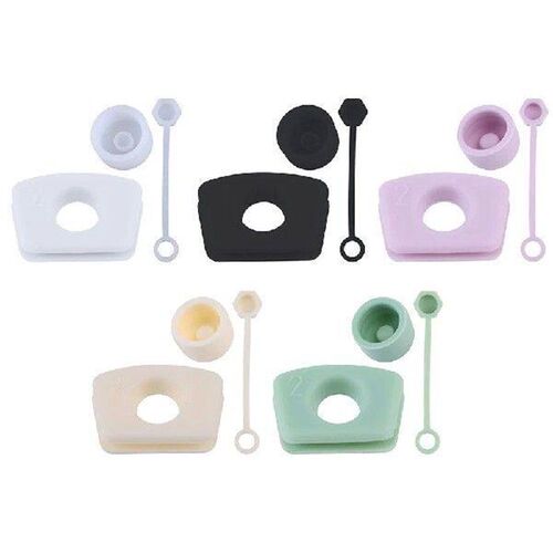 Silicone Spill Stopper Set Reusable Straw Cap Spill Stopper