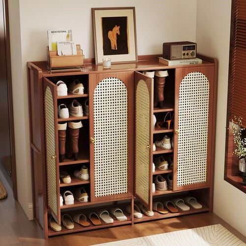 Shoe rack multi-layer household door inside dust-proof renta