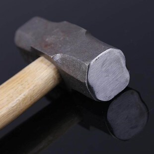Flying over tools wooden handle octagonal hammer practical o